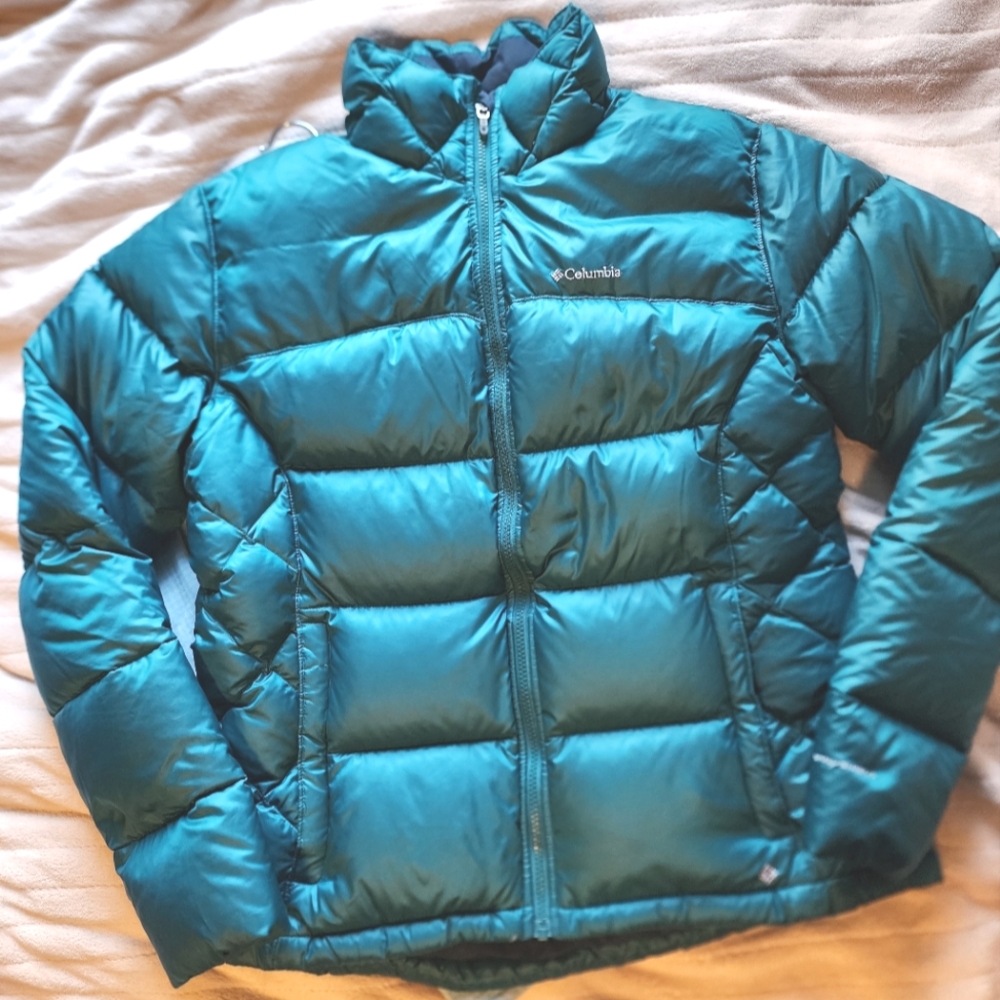 Columbia Women's Puffer Coat Size Xl Deep Teal